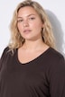 Longsleeve, T-shirts, set van 2, V-hals, lange mouwen
