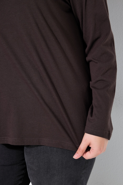 Longsleeve, T-shirts, set van 2, V-hals, lange mouwen