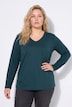 Longsleeve, T-shirts, set van 2, V-hals, lange mouwen