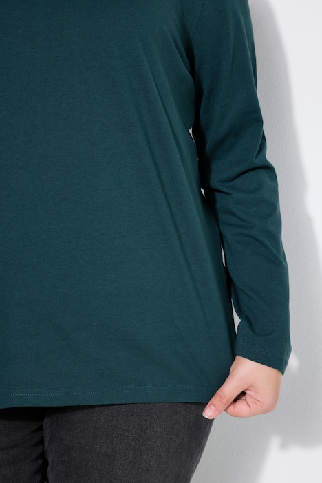 Longsleeve, T-shirts, set van 2, V-hals, lange mouwen