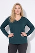 Longsleeve, T-shirts, set van 2, V-hals, lange mouwen