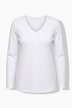 Longsleeve, T-shirts, set van 2, V-hals, lange mouwen