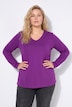 Longsleeve, T-shirts, set van 2, V-hals, lange mouwen