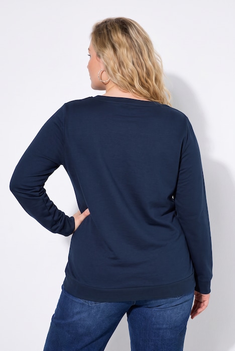 Sweatshirt, Rundhalsausschnitt, Langarm