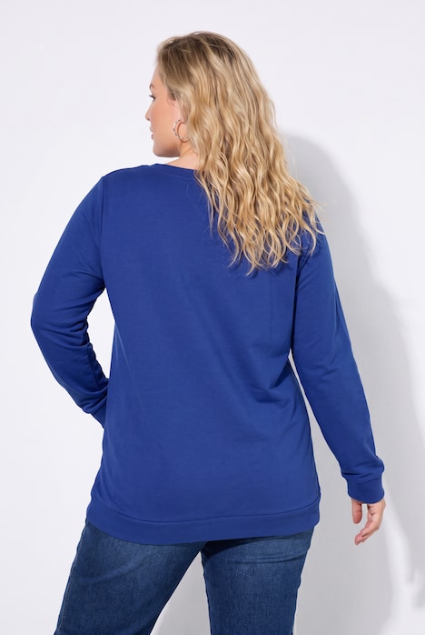 Sweatshirt, Rundhalsausschnitt, Langarm