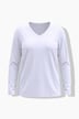 Longsleeve. T-shirt, regular fit, V-hals, lange mouwen