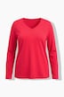 Longsleeve. T-shirt, regular fit, V-hals, lange mouwen
