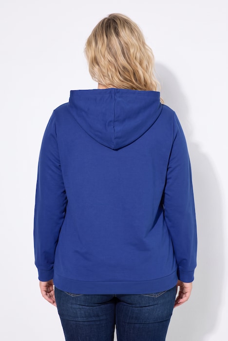 Zip Sweatshirt Long Sleeve Relaxed Fit Pocket Hoodie