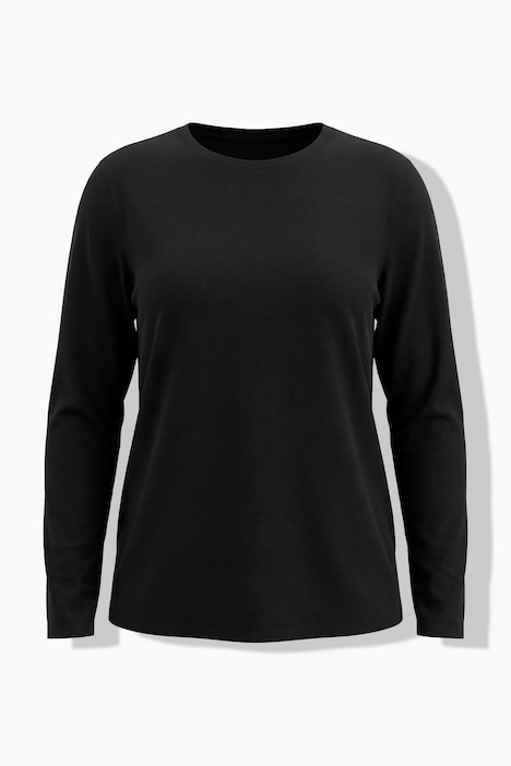 Longsleeve, T-shirts, set van 2, ronde hals, lange mouwen