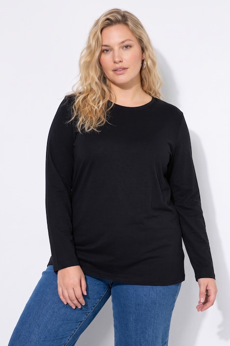 Longsleeve, T-shirts, set van 2, ronde hals, lange mouwen