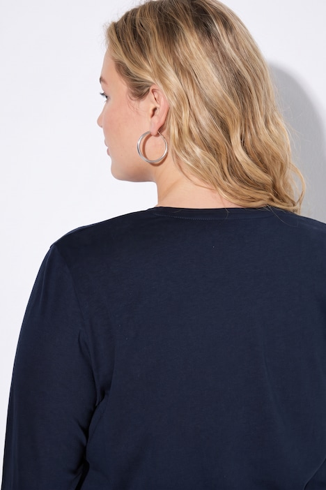 Longsleeve, T-shirts, set van 2, ronde hals, lange mouwen
