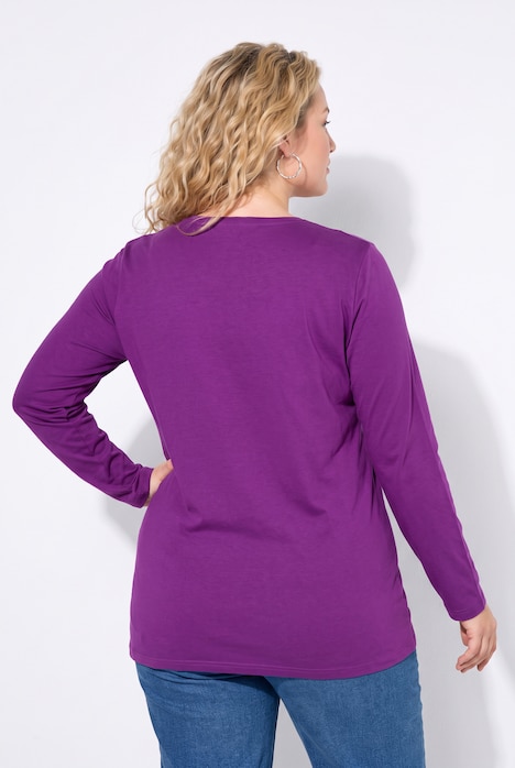 Longsleeve, T-shirts, set van 2, ronde hals, lange mouwen