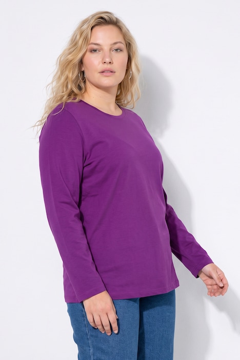 Longsleeve, T-shirts, set van 2, ronde hals, lange mouwen