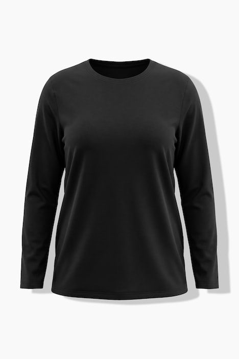 Longsleeve, T-shirt, Regular, ronde hals, lange mouwen