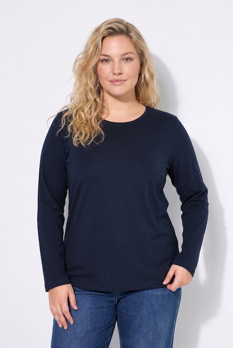 Longsleeve, T-shirt, Regular, ronde hals, lange mouwen