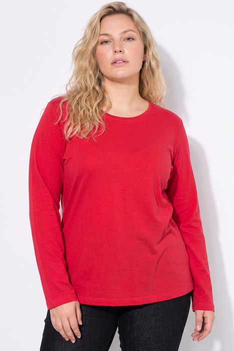 Longsleeve, T-shirt, Regular, ronde hals, lange mouwen