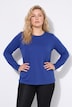 T-shirt, coupe classique, col rond, manches longues