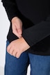 Trui met col, basic kwaliteit, lange mouwen