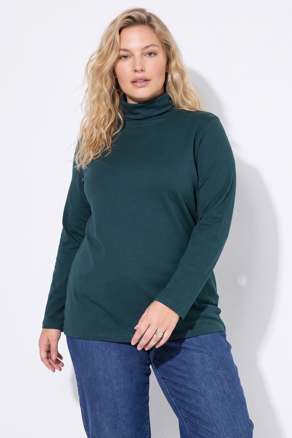 Rollkragen-Shirt, Basic-Qualität, Langarm