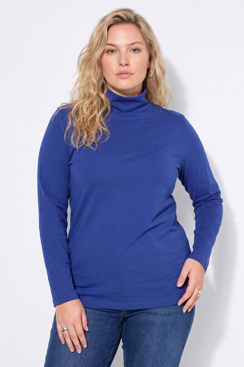 Rollkragen-Shirt, Basic-Qualität, Langarm