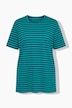 Classic Two Stripe Round Neck Short Sleeve Cotton Tee