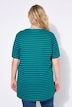 Classic Two Stripe Round Neck Short Sleeve Cotton Tee