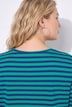 Classic Two Stripe Round Neck Short Sleeve Cotton Tee