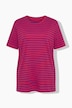 Classic Two Stripe Round Neck Short Sleeve Cotton Tee