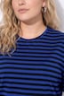 Classic Two Stripe Round Neck Short Sleeve Cotton Tee