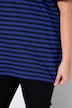 Classic Two Stripe Round Neck Short Sleeve Cotton Tee