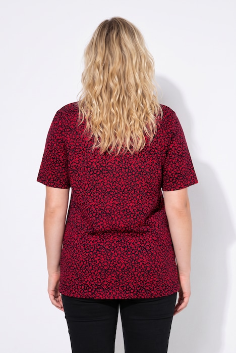 T-shirt, relaxed fit, printmotief, korte mouwen
