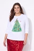 Shirt met lange mouwen, comfortabele pasvorm, kerstboomdame