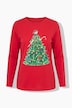 Shirt met lange mouwen, comfortabele pasvorm, kerstboomdame