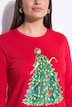 Shirt met lange mouwen, comfortabele pasvorm, kerstboomdame