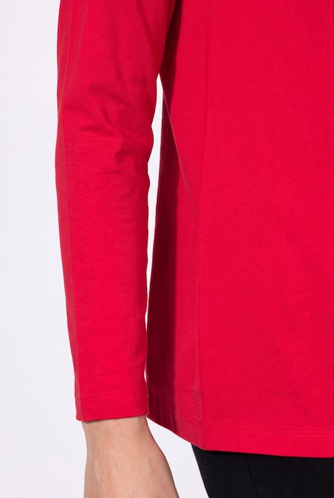 Shirt met lange mouwen, comfortabele pasvorm, kerstboomdame