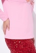 Shirt met lange mouwen, comfortabele pasvorm, kerstteckel