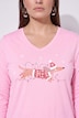 Shirt met lange mouwen, comfortabele pasvorm, kerstteckel