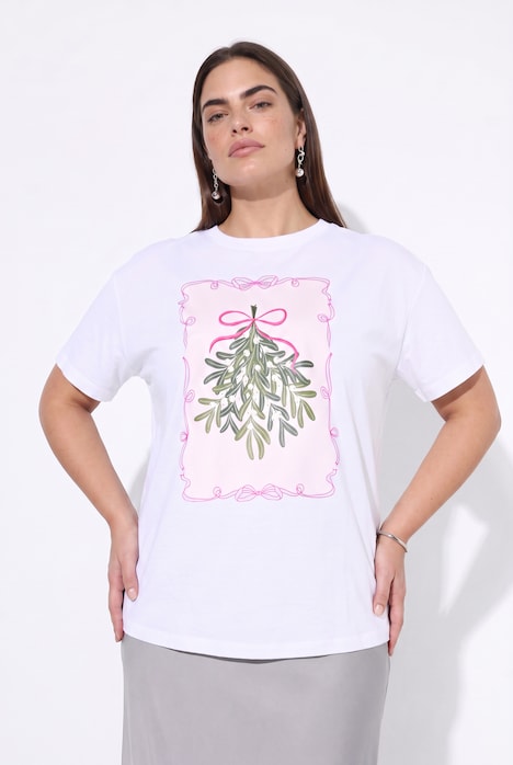 T-shirt, Boxy Fit, kerstkaart