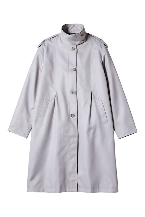 Trenchcoat, Classic Fit, Kellerfalten, Stehkragen