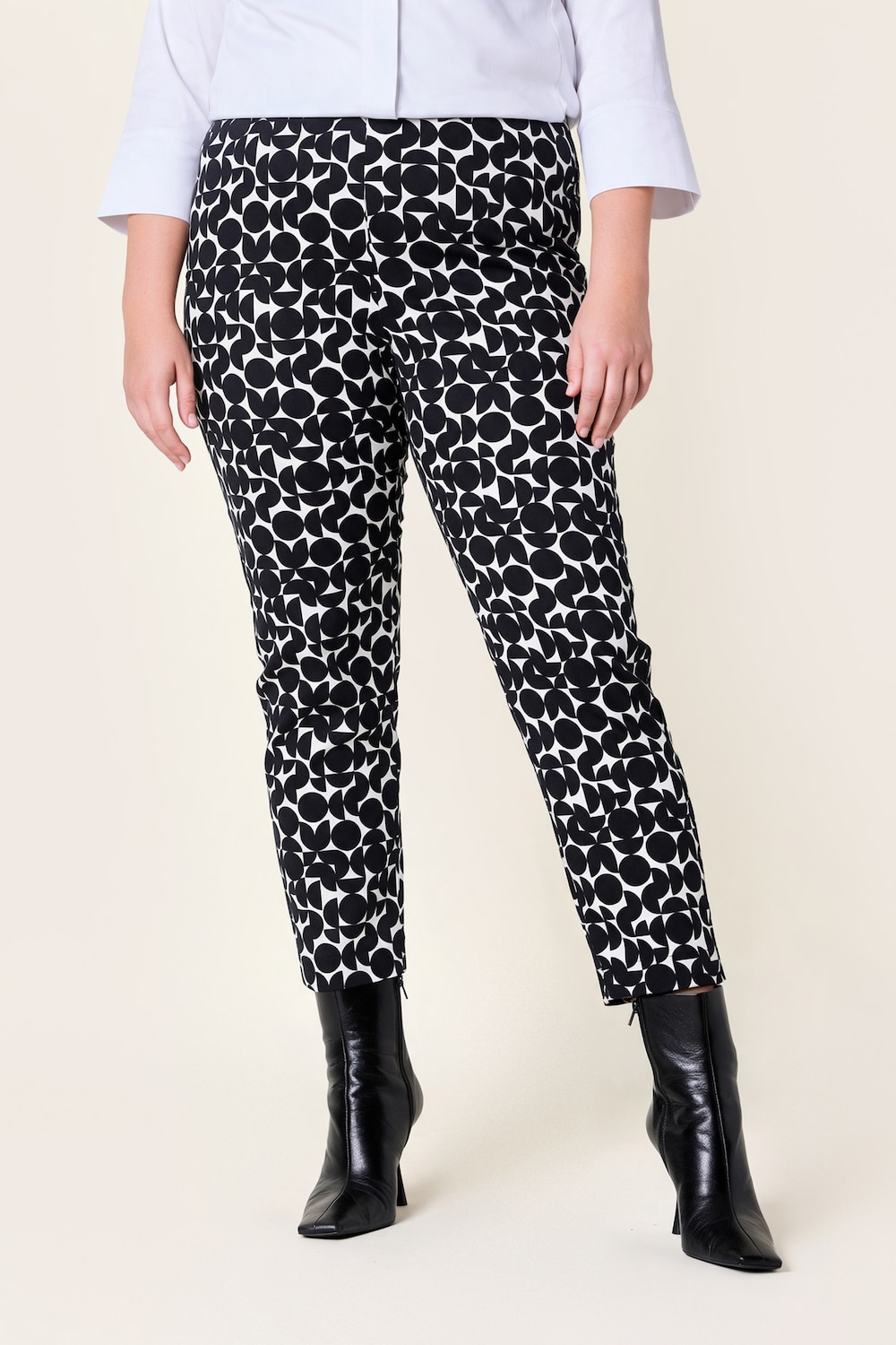 Hose, bequeme Passform, Dot-Design, Biese, Komfortbund