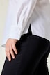 Bluse, Classic Fit, Kelchkragen, Langarm mit Manschetten