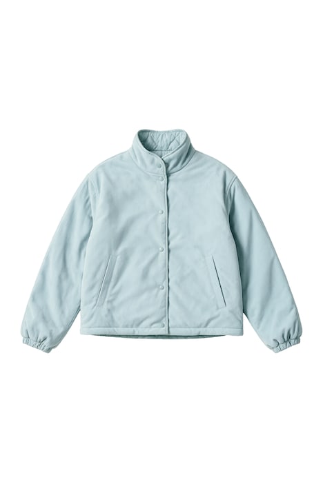 Wendejacke, kurz und oversized, Web/Cord, elastischer Bund