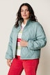 Wendejacke, kurz und oversized, Web/Cord, elastischer Bund