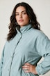 Wendejacke, kurz und oversized, Web/Cord, elastischer Bund