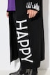 Long-Strickjacke, Straight Fit, HAPPY-Statements