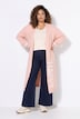 Long-Strickjacke, Straight Fit, HAPPY-Statements