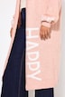 Long-Strickjacke, Straight Fit, HAPPY-Statements