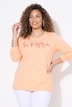 Langarmshirt, bequeme Passform, BE HAPPY