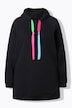 Hoodie, bequeme Passform, Kapuzensweater, bunte Bindebänder