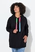 Hoodie, bequeme Passform, Kapuzensweater, bunte Bindebänder